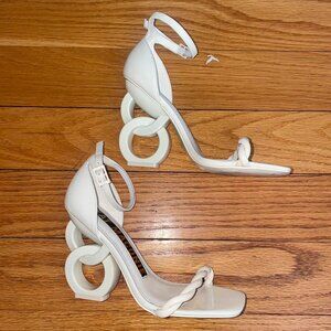Kat Maconie White and cream high heels